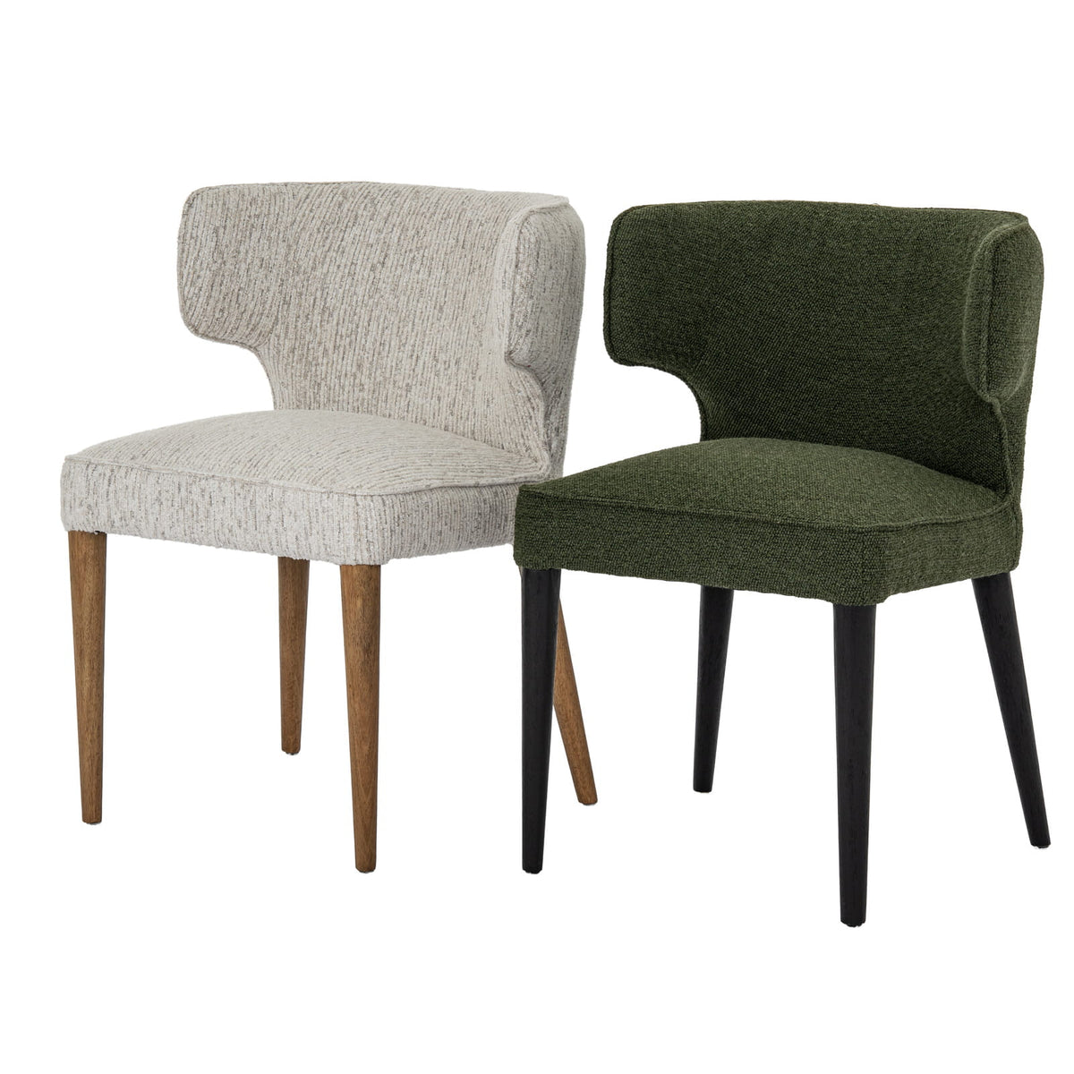 Avia Moss Upholstered  Dining Chair x 4