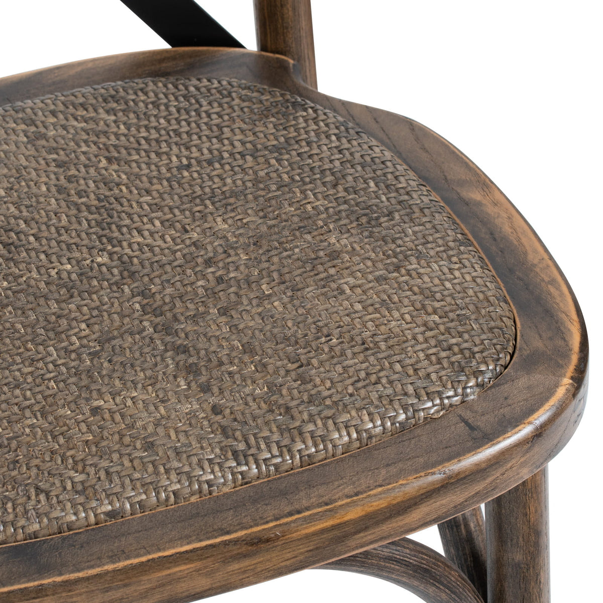 Cross Back Dining Chair | Rustic Farmhouse Dining Chair
