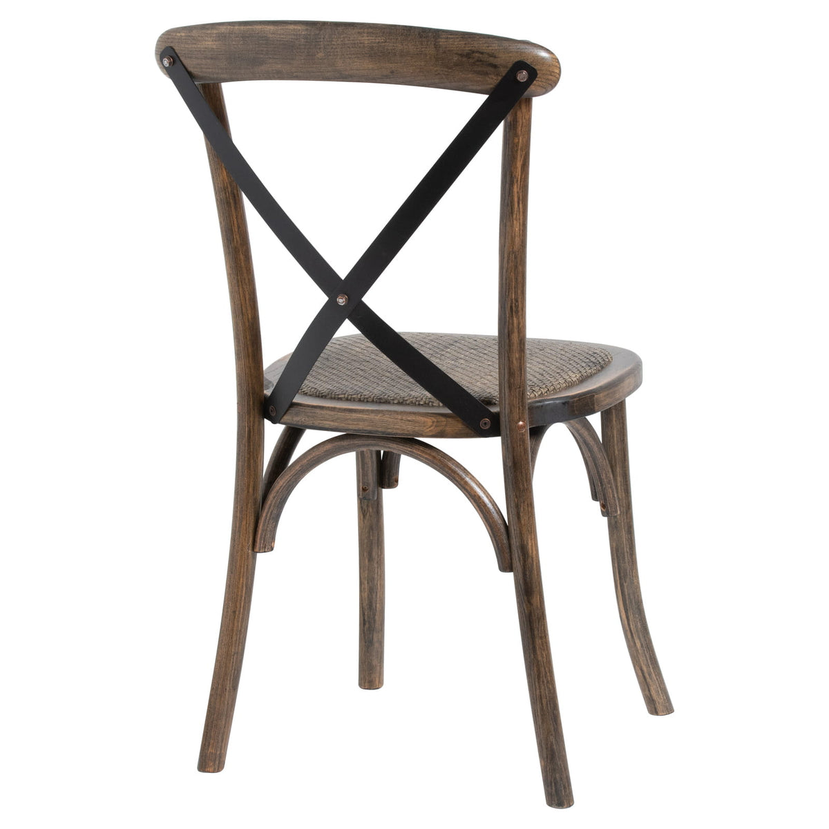 Cross Back Dining Chair | Rustic Farmhouse Dining Chair