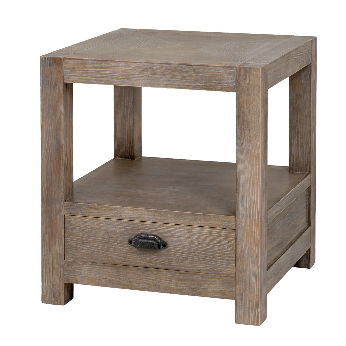 Haldon Collection  - 1 Drawer Side Table With Shelf