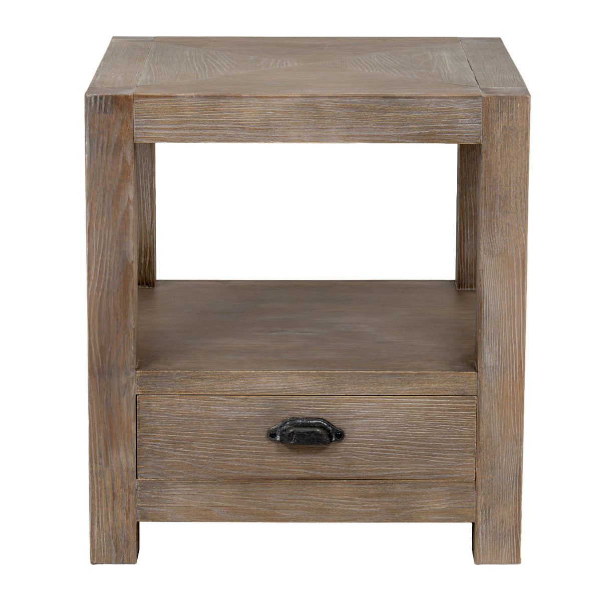 Haldon Collection  - 1 Drawer Side Table With Shelf