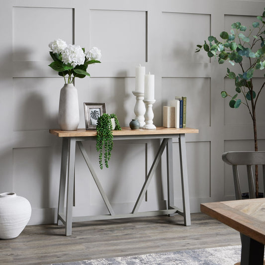 Nordic Grey Collection Console Table