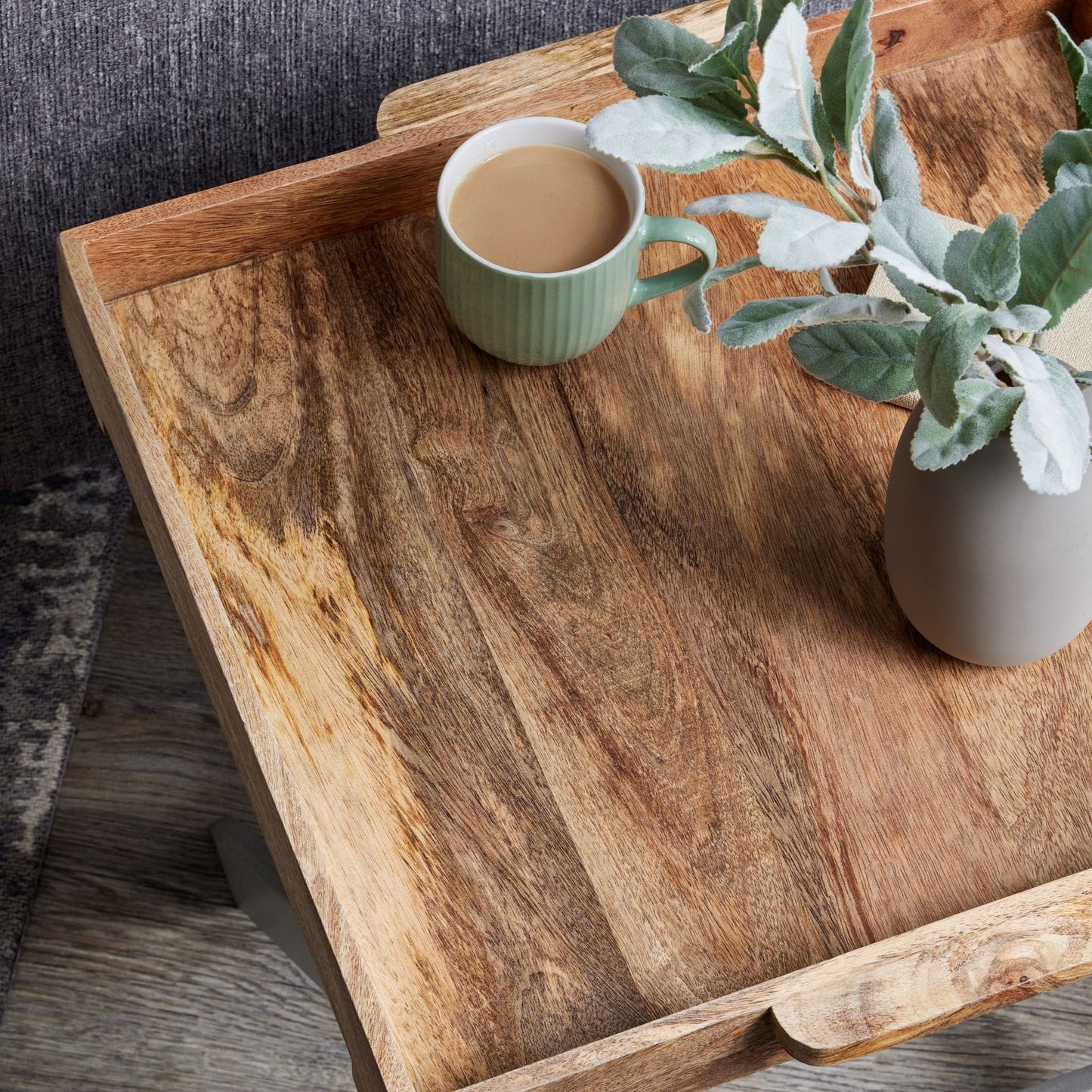 Nordic Grey Collection Butler Tray Table