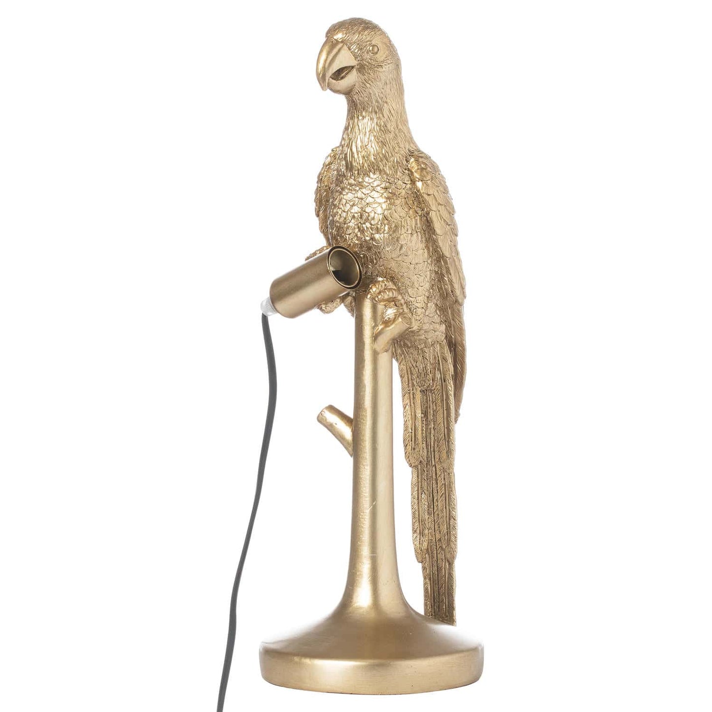 Percy The Parrot Gold Table Lamp