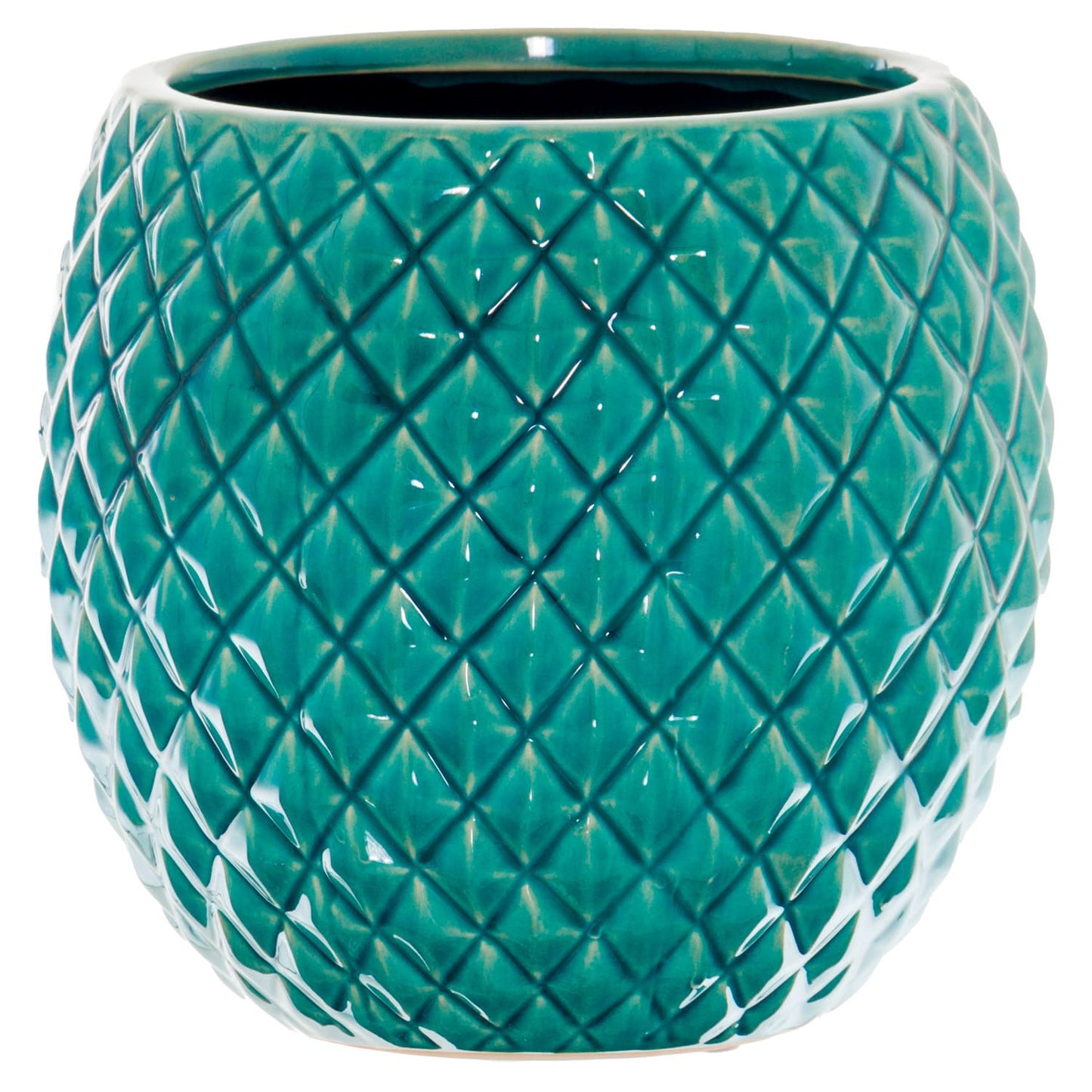 Seville Collection Teal diamond Planter