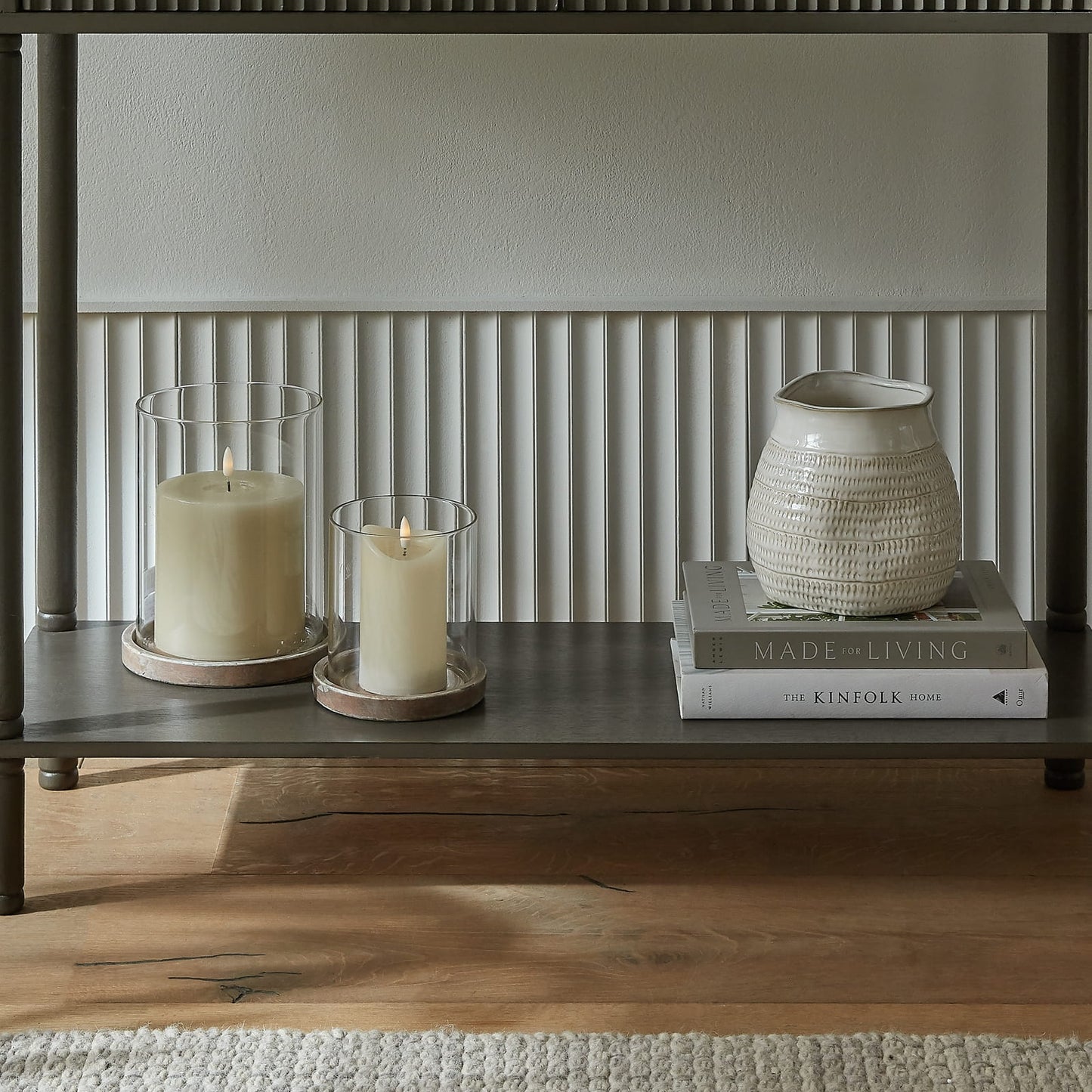 Athena Stone Hurricane Lantern