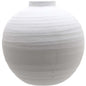 Tiber Large Matt White Ceramic Vase