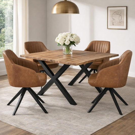 Uppsala Tan Chair | Dining Chair | Accent Chair | Home Office Chair